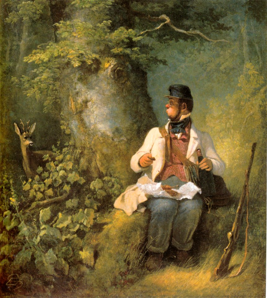 Carl Spitzweg - Der Sonntagsjäger