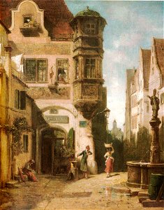 Carl Spitzweg - Der verliebte Provisor