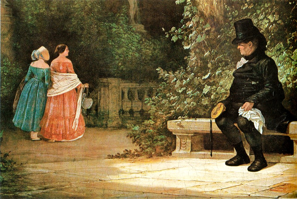 Carl Spitzweg - Der Witwer