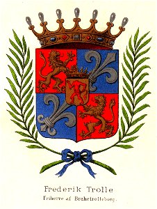 Coatofarms-friherre Trolle af Brahetrolleborg