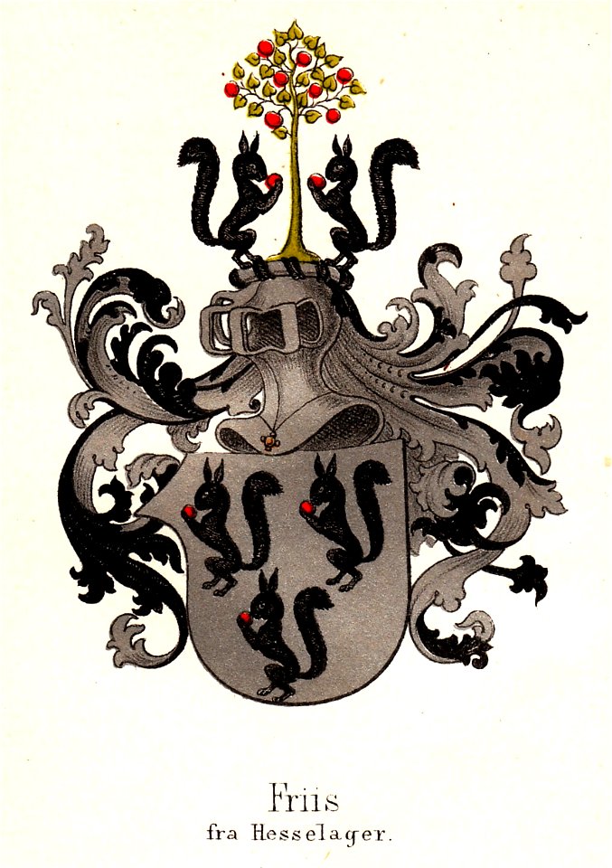 Coatofarms-Friis af Hesselager