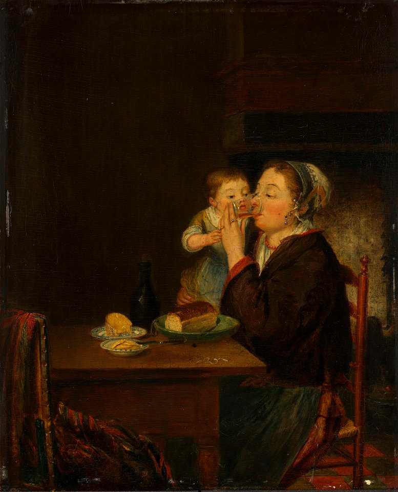 Coclers, L B, Moeder met kind, 1794 (Rijksmuseum Amsterdam)