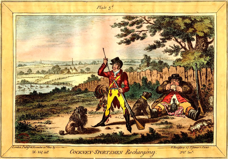 Cockney-sportsmen Re-charging. (BM 1935,0522.4.50)