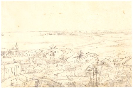 Cocoa Nut Island from Recife, da Coleção Brasiliana Iconográfica