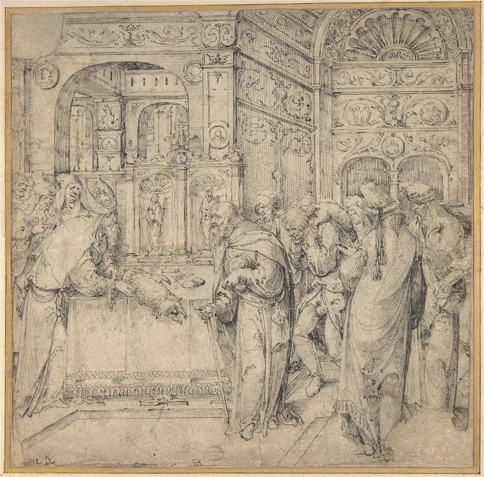 Jan Wellens de Cock (attrib) - Joachim's offering refused