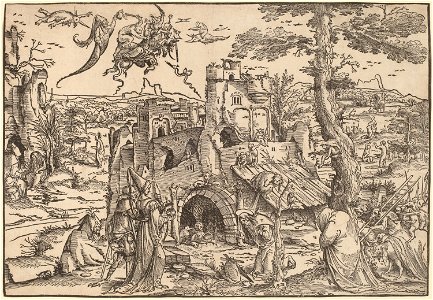 Jan Wellens de Cock - The Temptation of Saint Anthony (1522)