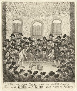 Cock-fighting match by John Kay