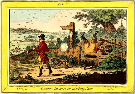 Cockney-sportsmen Marking Game. (BM 1851,0901.1038)
