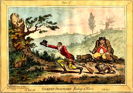 Cockney-sportsmen Finding a Hare. (BM 1935,0522.4.51)