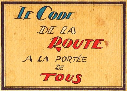 Code de la route (05)