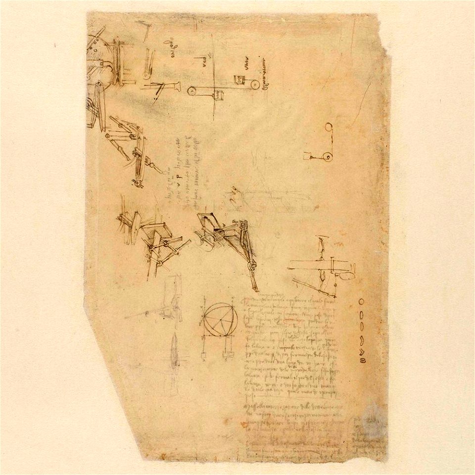 Codex Atlanticus - 000R-164, Leonardo da Vinci