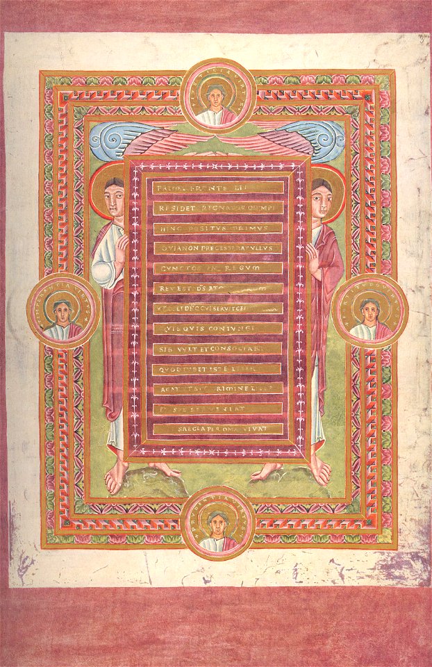 Codex aureus Epternacensis folio 3 recto
