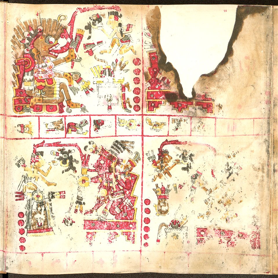 Codex Borgia page 75
