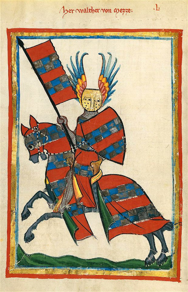 Codex Manesse 166v Walther von Metze