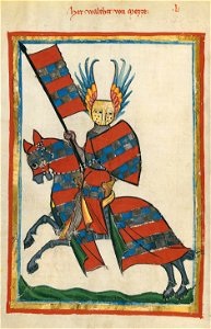 Codex Manesse 166v Walther von Metze