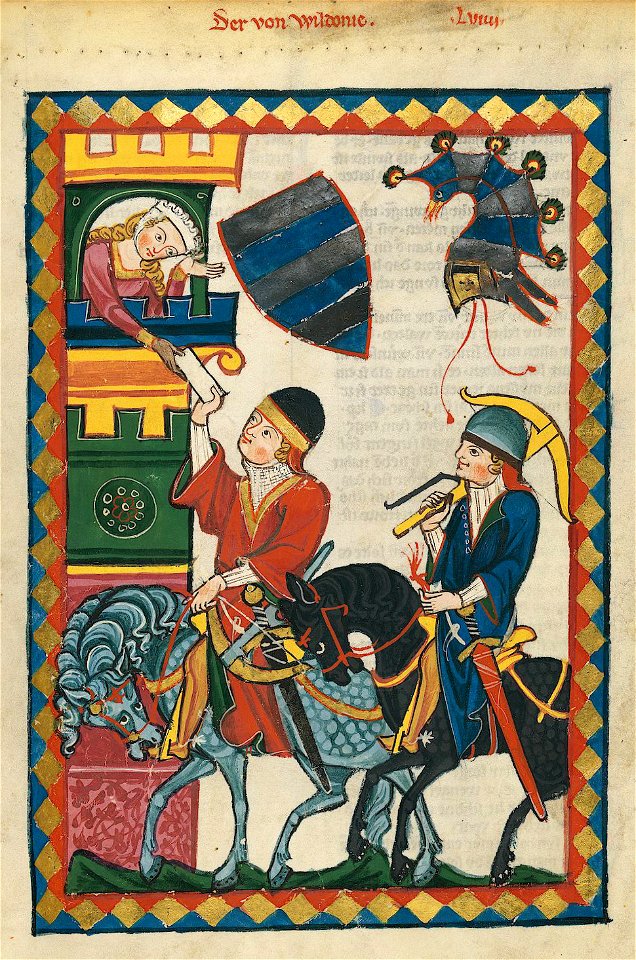 Codex Manesse 201r Der von Wildonie