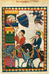 Codex Manesse 201r Der von Wildonie