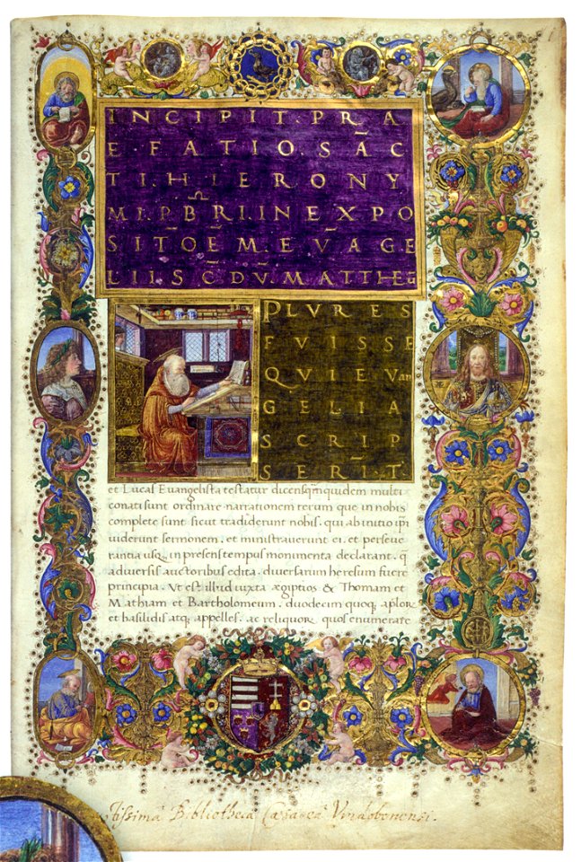 Codex Hieronymus, Bibliotheca Corviniana
