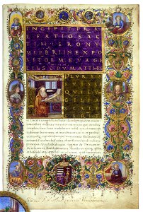 Codex Hieronymus, Bibliotheca Corviniana