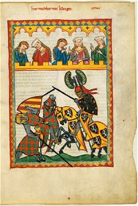 Codex Manesse 052r Walther von Klingen
