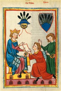 Codex Manesse 303r Der Taler