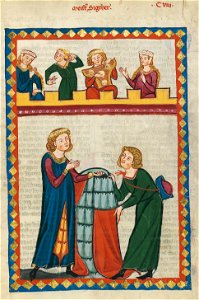 Codex Manesse 410r Meister Sigeher