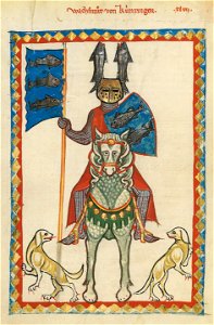 Codex Manesse 160v Wachsmut von Künzingen