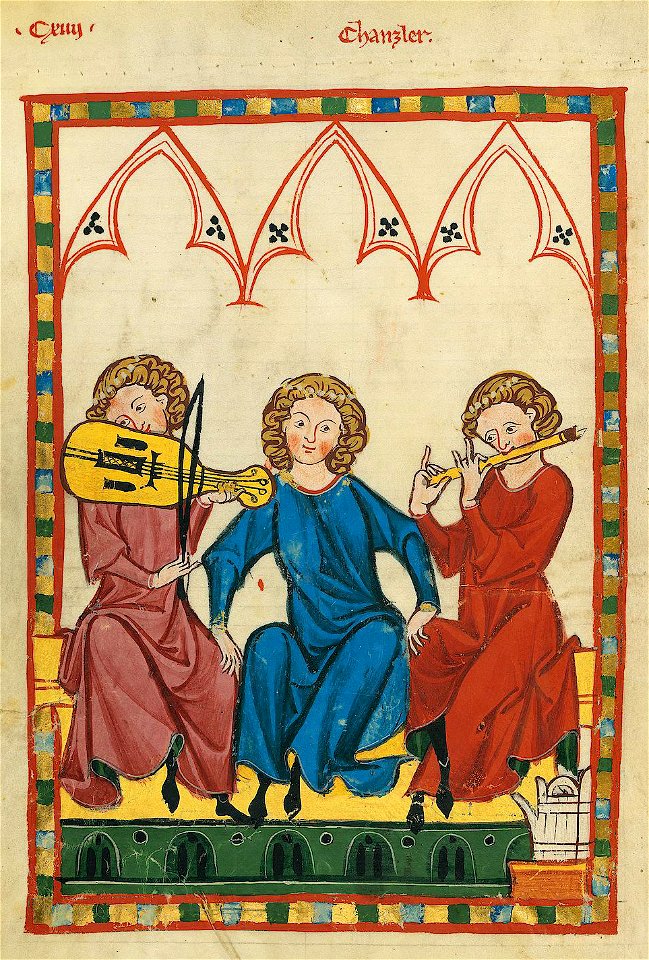 Codex Manesse 423v Der Kanzler