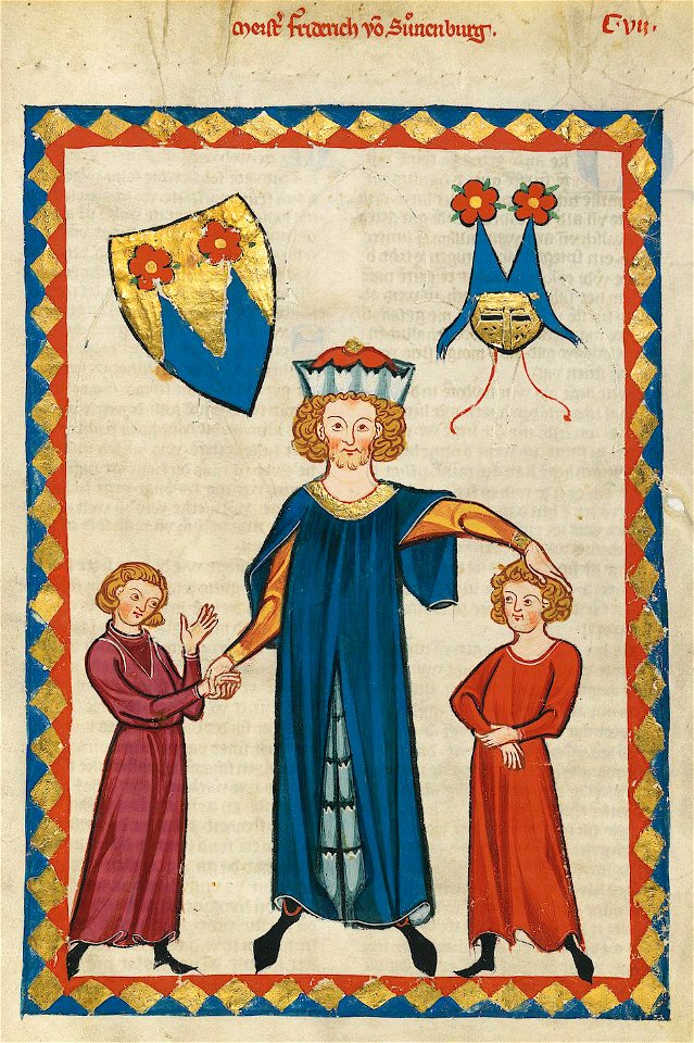Codex Manesse Friedrich von Sonnenburg