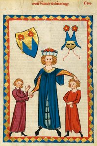 Codex Manesse Friedrich von Sonnenburg