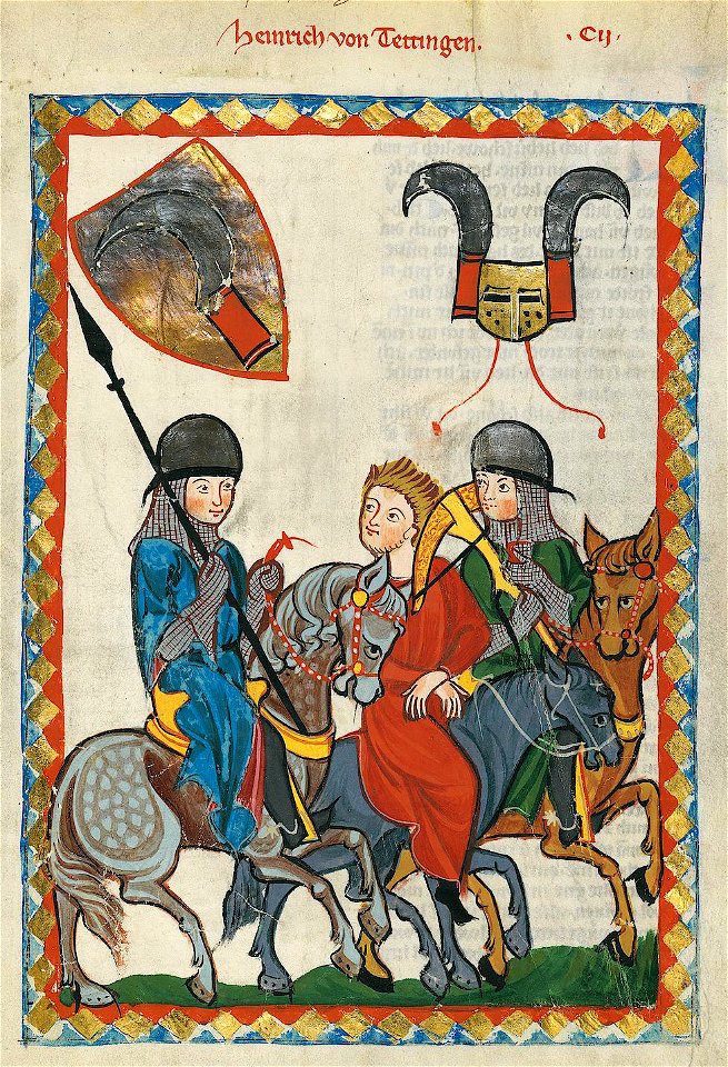 Codex Manesse 361r Heinrich von Tettingen