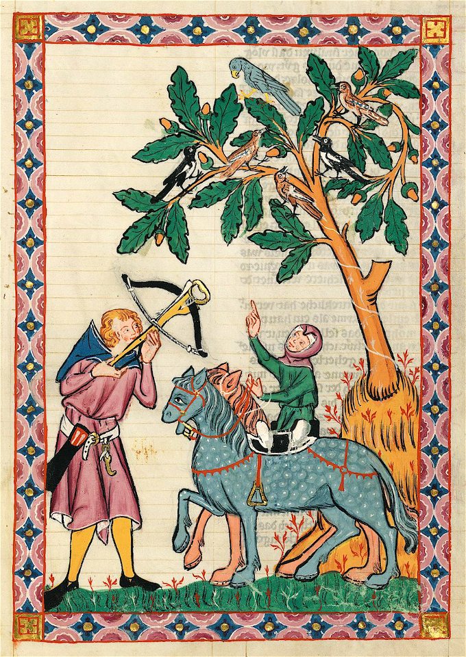 Codex Manesse 396r Kol von Nüssen