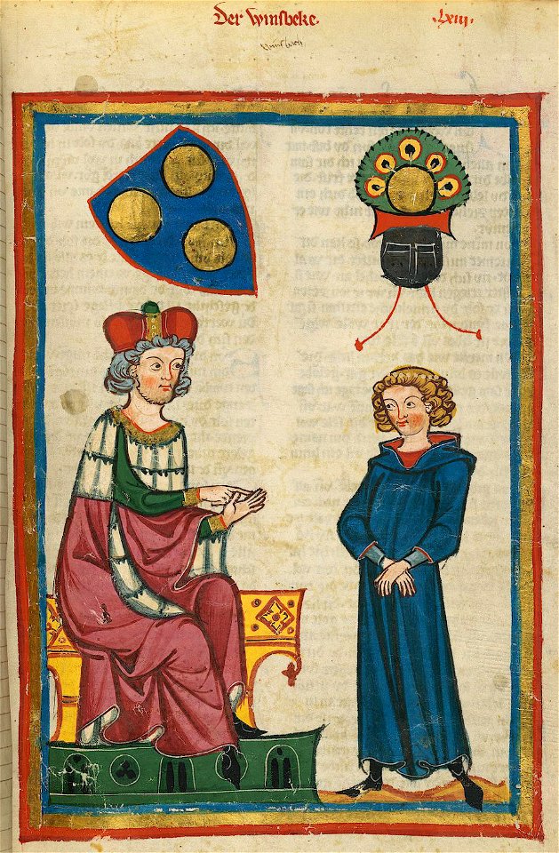 Codex Manesse Der Winsbeke