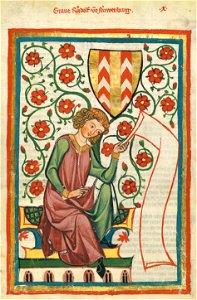 Codex Manesse Rudolf von Neuenburg