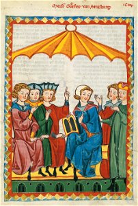 Codex Manesse Gottfried von Straßburg