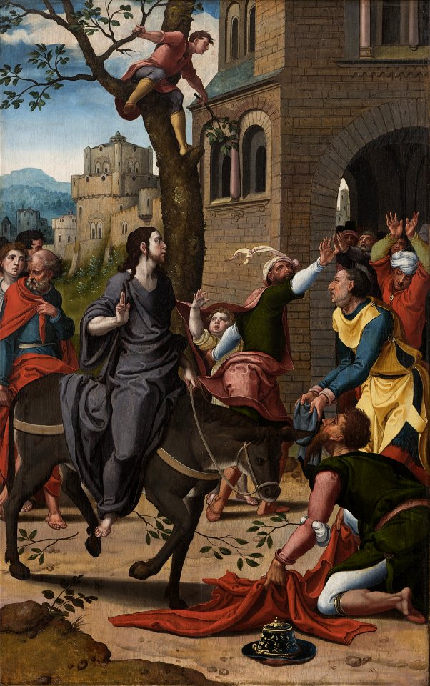 Entry of Christ into Jerusalem by Pieter Coecke van Aelst Bonnefantenmuseum 1246