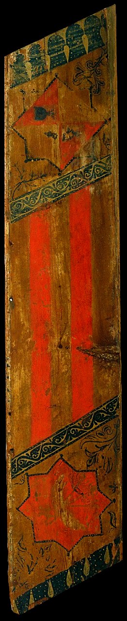 Coffered ceiling panel with the coats of arms of the Cardona family and of the Count of Empúries - Google Art Project