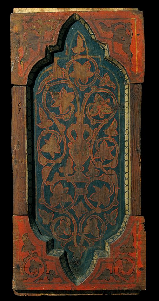 Coffered ceiling panel with plant motifs - Google Art Project