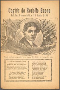 Cogida de Rodolfo Gaona en la plaza de toros de Puebla, el 13 de Diciembre de 1908 LCCN99615843