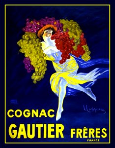Cognac-gautier-freres-leonetto-cappiello. Free illustration for personal and commercial use.