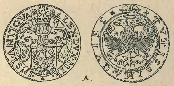 Coin of Alessandro I Pico - Rivista italiana di numismatica 1897 (page 44 b crop)