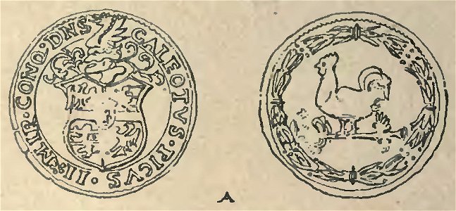Coin of Galeotto II Pico - Rivista italiana di numismatica 1897 (page 40 crop)