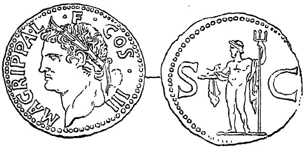 Coins of Marcus Agrippa
