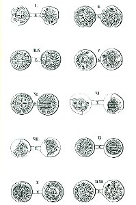 Coins from Italy from the finds at Vereb