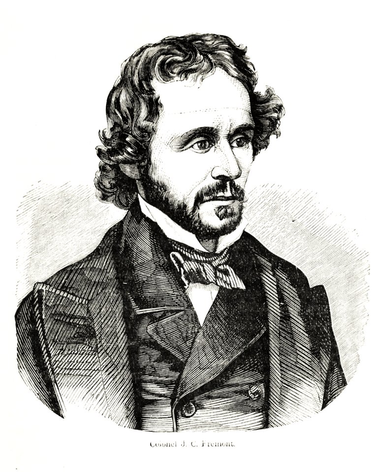 Col. J. C. Fremont, engraving