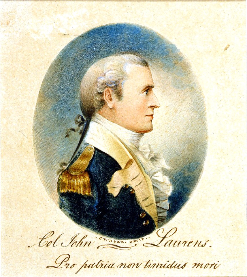 Col. John Laurens, drawing by Charles Fraser
