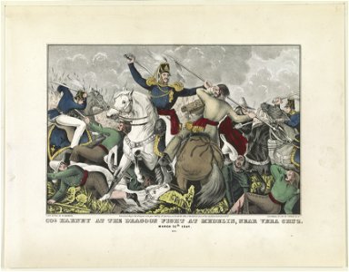 Col. Harney at the Dragoon fight at Medelin, near Vera Cruz- March 25th 1847 LCCN90716178