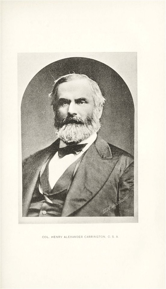 Col. Henry Alexander Carrington, C. S. A