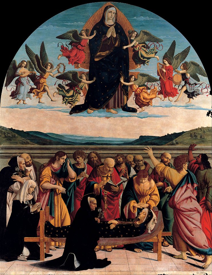 Cola dell'Amatrice - Death and Assumption of Mary - Google Art Project