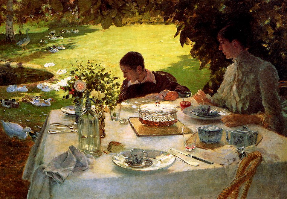 Colazione in giardino